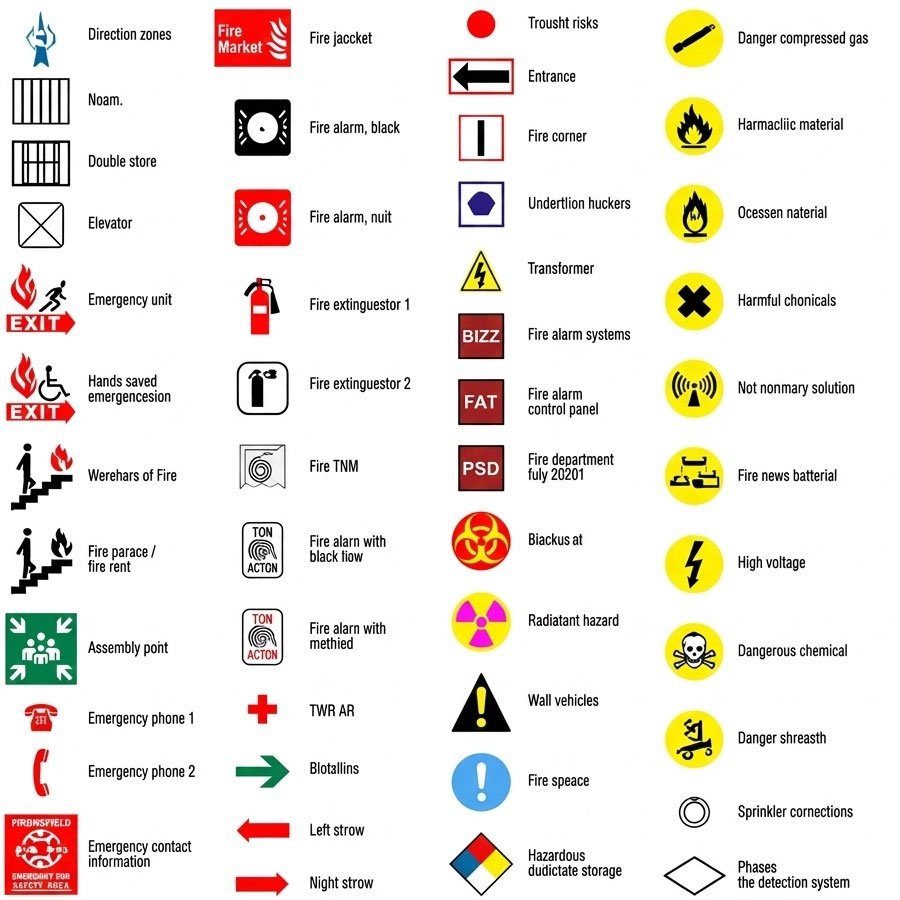 Fire drawing preparation, checklist, portal submission and approval process