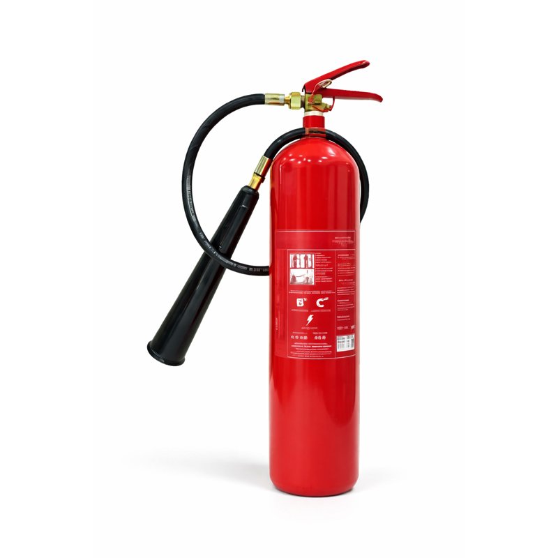 6.5 kg CO₂ fire extinguisher suitable for electrical and flammable liquid fires