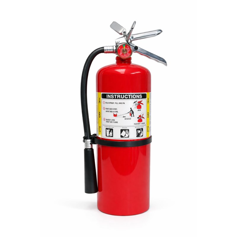 Dry powder fire extinguisher used for industrial and special hazard fire suppression