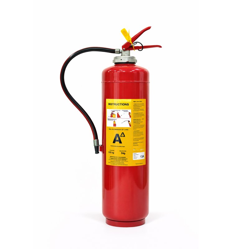 Water CO₂ fire extinguisher used for electrical equipment and solid material fires
